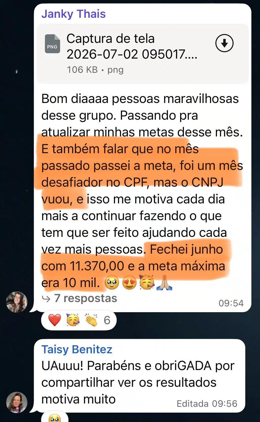 Depoimento real de aluna que faturou R$11.370 no mês
